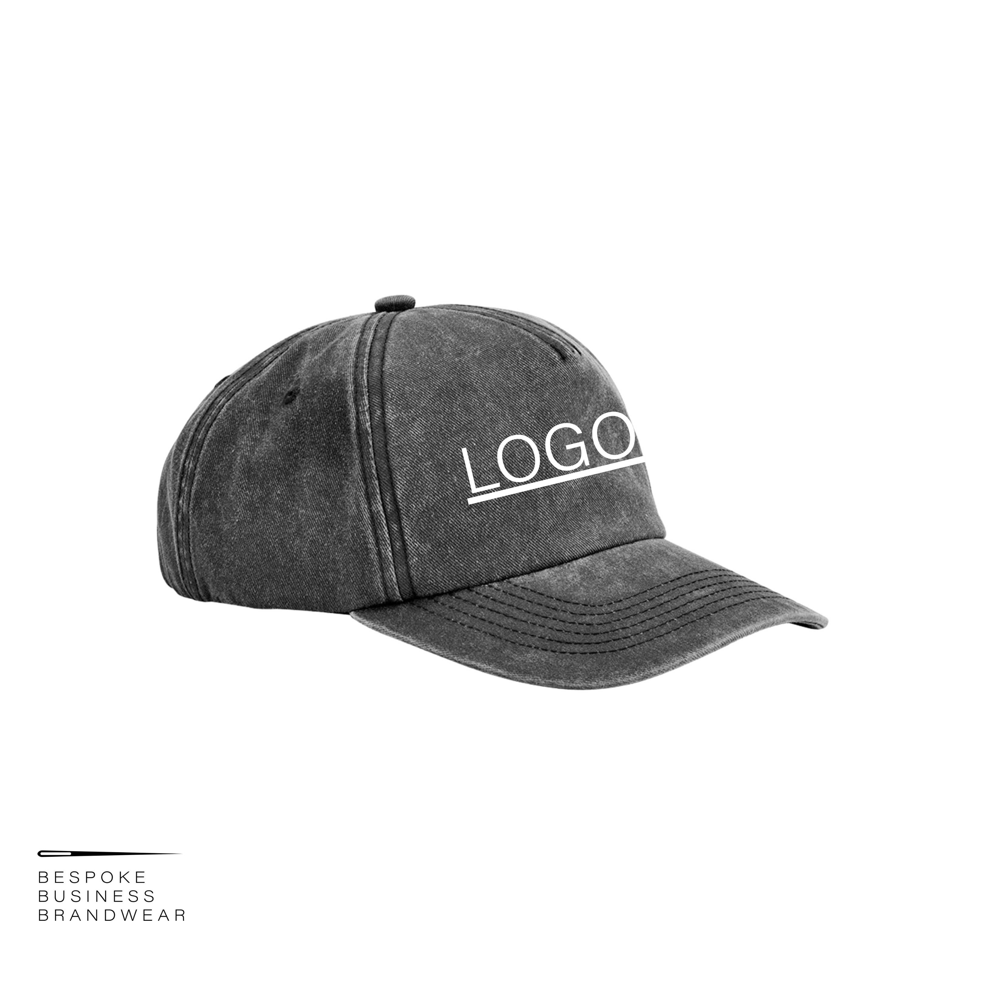 Relaxed 5-panel vintage cap