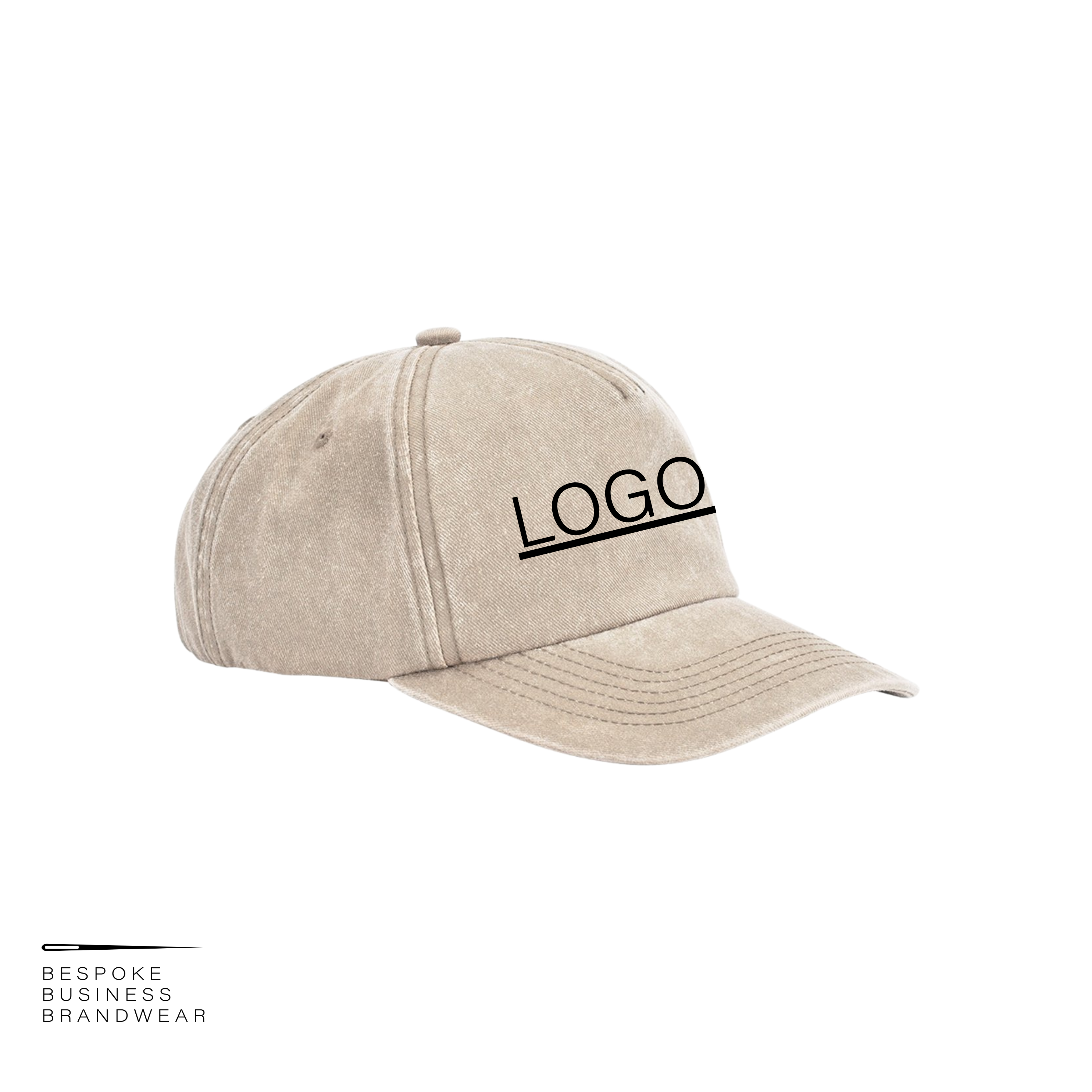 Relaxed 5-panel vintage cap