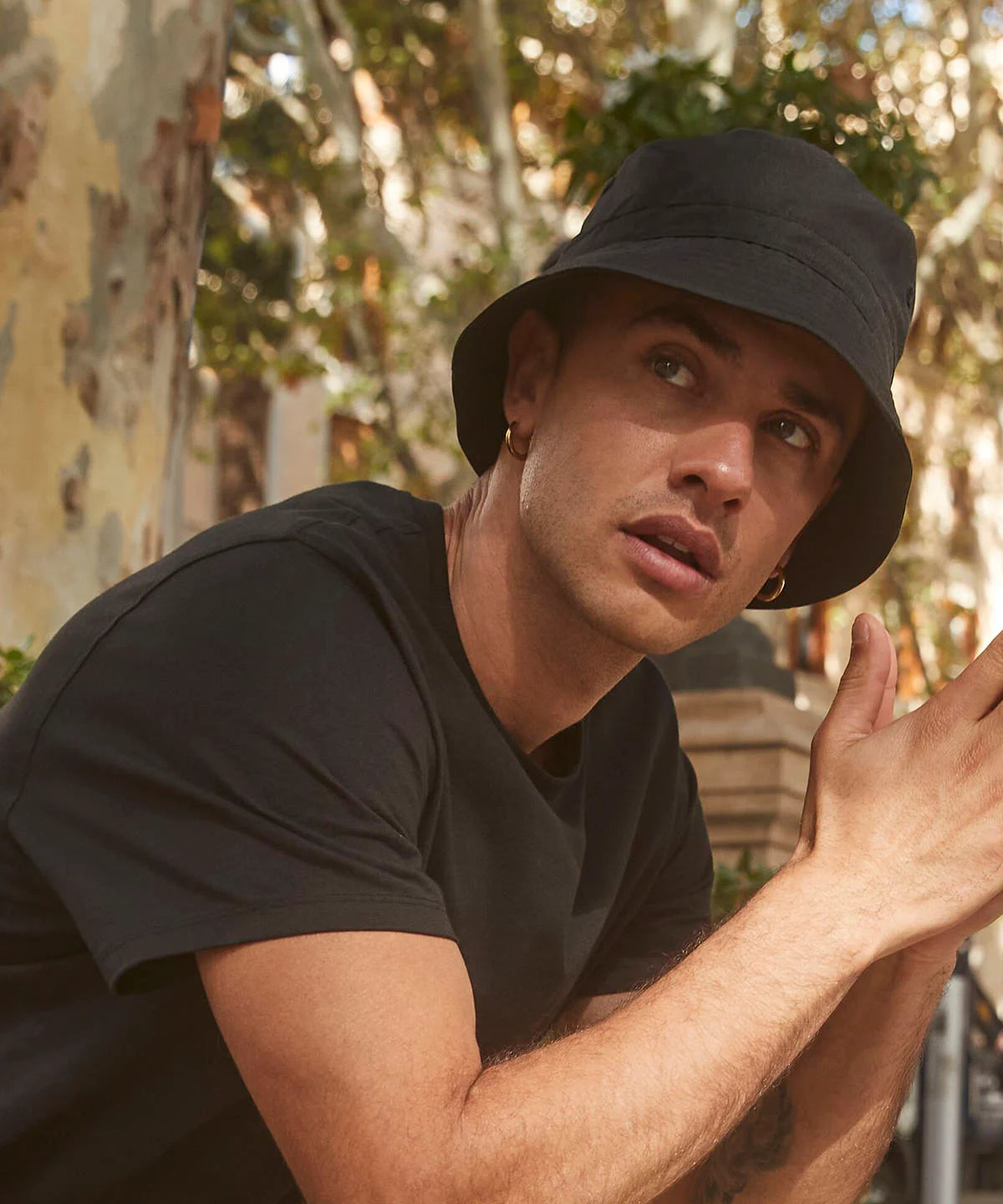 Recycled polyester bucket hat