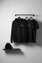 Everyday Brandwear Set hanging display against textured wall with BBB logo
