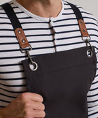 Clip ‘n’ Clasp cross-back bib apron